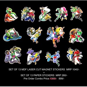RCMCG Magnet Stickers and Paper Stickers Combo 1(Pre Booking)