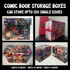 Comic Book Storage Box Combo of 4 (Pre Booking)