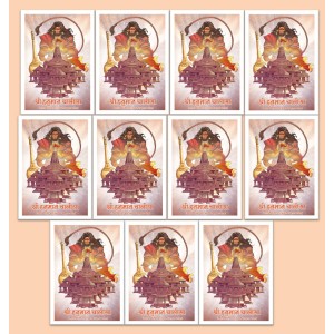 श्री हनुमान चालीसा (सचित्र, हिंदी और अंग्रेजी अनुवाद सहित) |Set of 11 Shree Hanuman Chalisa (Sachitra)