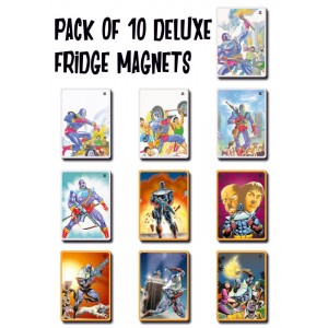 PACK OF 10 DELUXE FRIDGE MAGNET-DOGA 1